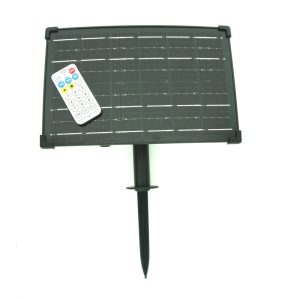 Solar panel with W/WW remote control