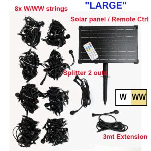 SOLAR Fairy Lights – STRINGS Bundle (24v)