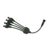A commercial grade waterproof 66v splitter 4 outputs for fairy ligths