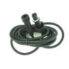 A commercial grade waterproof 66v 3 mt extension for fairy ligths