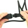 A commercial grade waterproof 66v 1 mt extension for fairy ligths