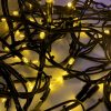 Commercial grade waterproof WW fairy lights on black cable