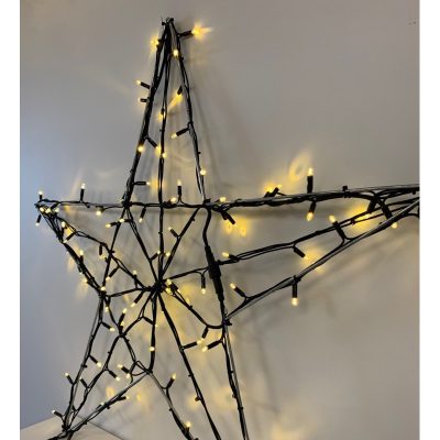 2D 3D shapes dressed with commercial grade waterproof fairy lights